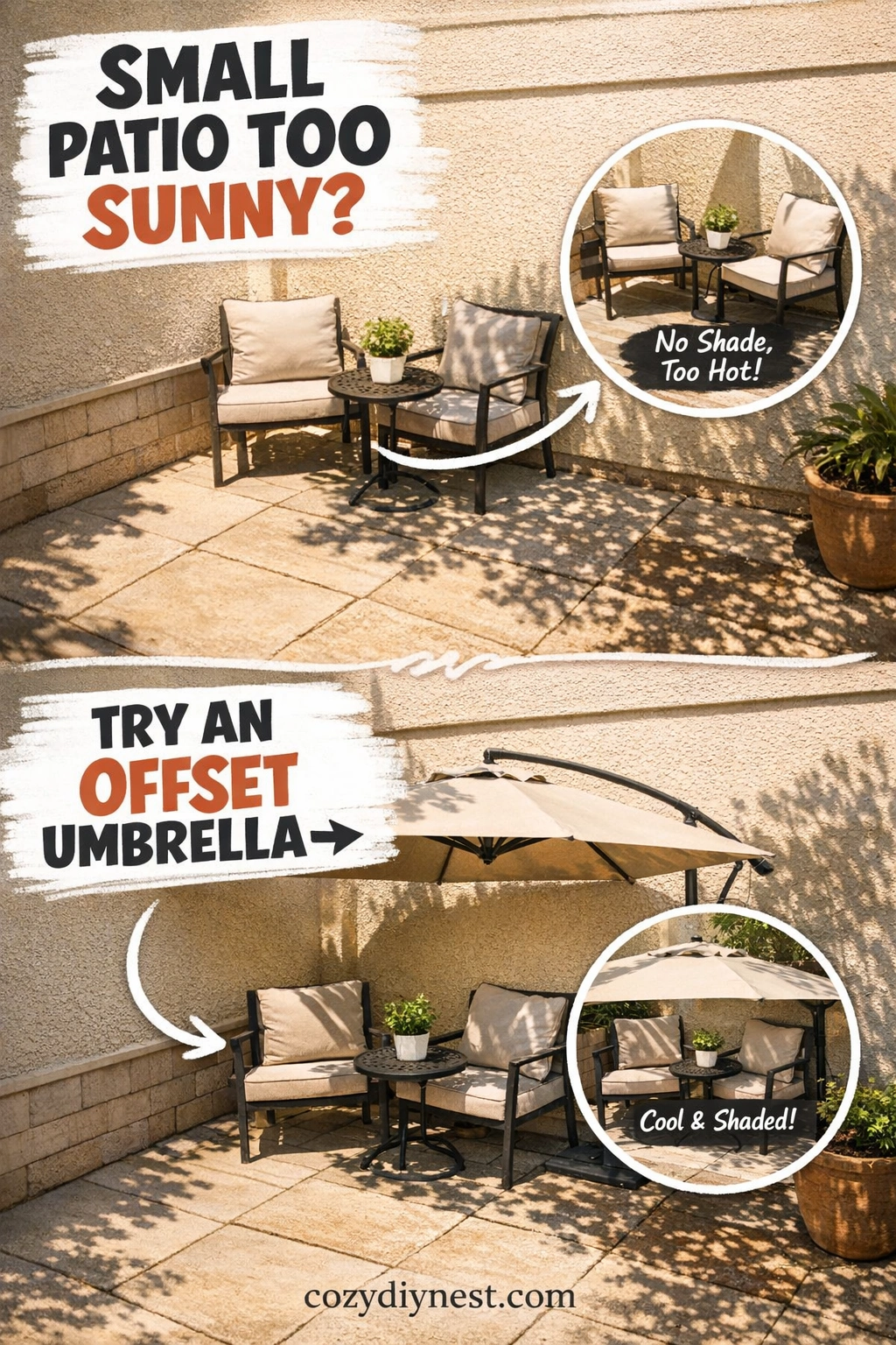 small patio shade ideas