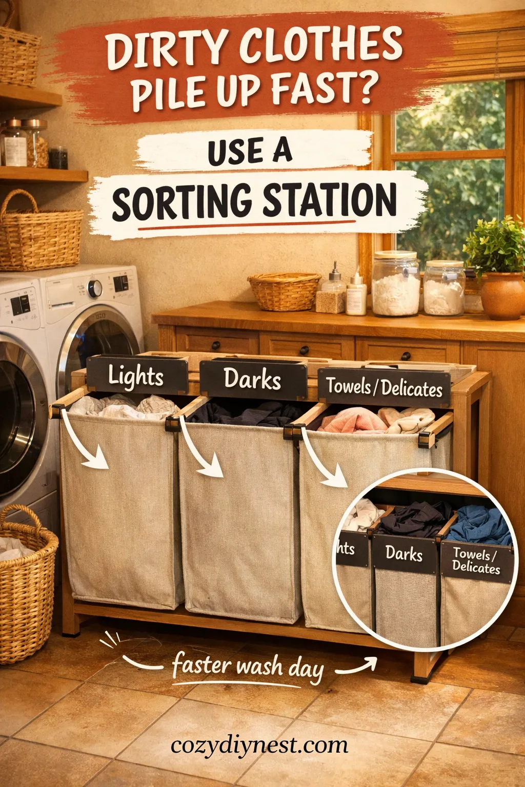 laundry room hamper ideas