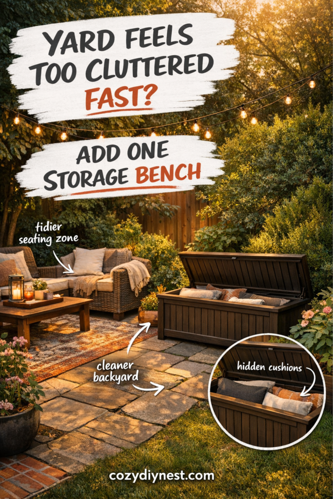 small backyard storage ideas