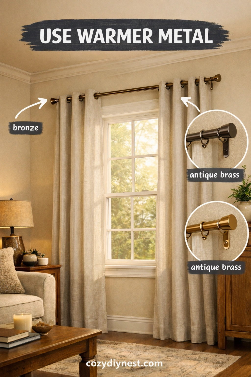 curtain hardware ideas using clips or hooks instead of grommets