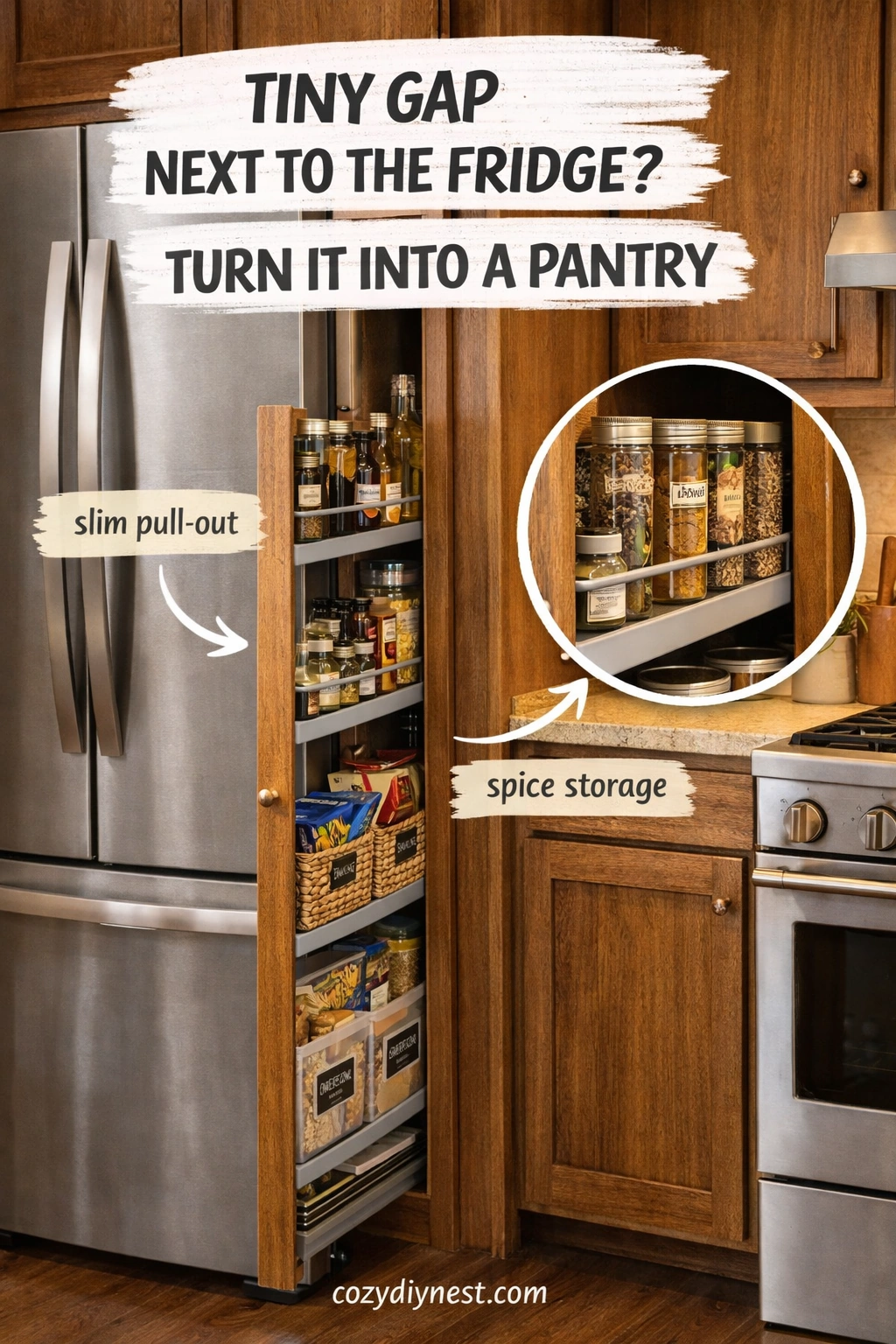 small pantry ideas with a freestanding pantry cabinet on wheels