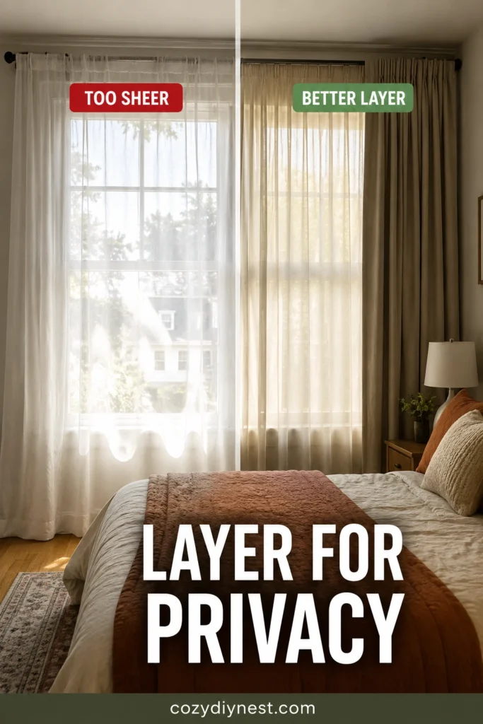 curtain hanging mistakes showing curtains without enough privacy or light control