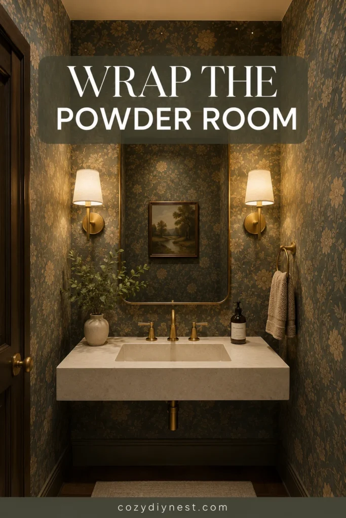 Bathroom Wallpaper Ideas: 18 Stunning Ways to Add Pattern to a Small Bathroom 14 powder room wallpaper ideas with wallpaper wrapped around every wall