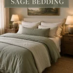 01 sage green bedding bedroom