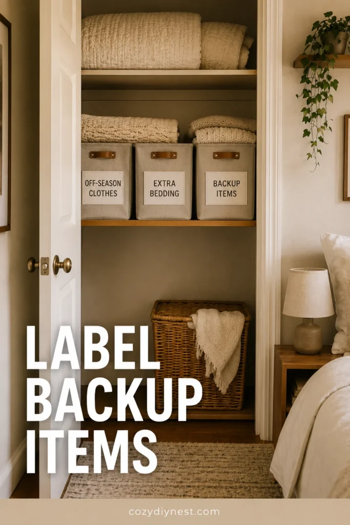 Small Bedroom Storage Ideas: 21 Genius Ways to Maximize Every Inch 13 small bedroom storage ideas with labeled bins for off season clothes and bedding